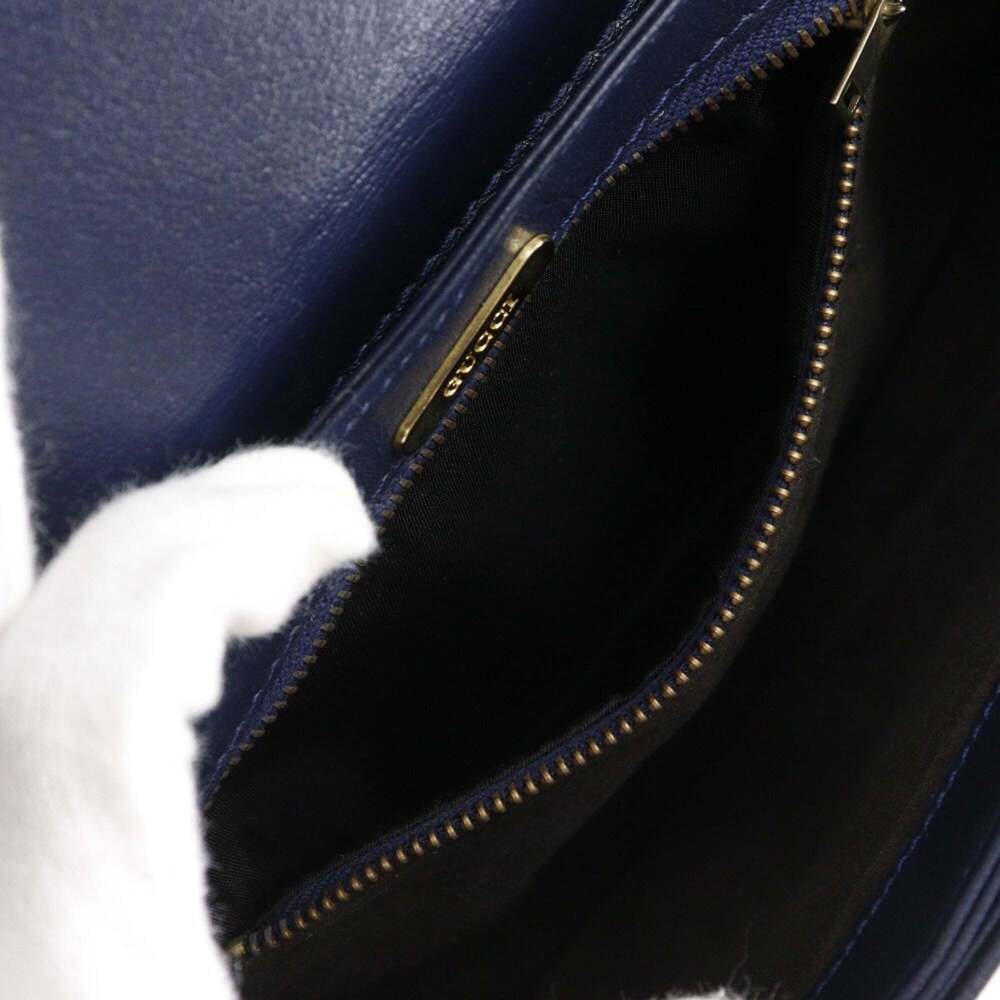 GUCCI Authentic Vintage Blue Shoulder Bag - Picture 7 of 16